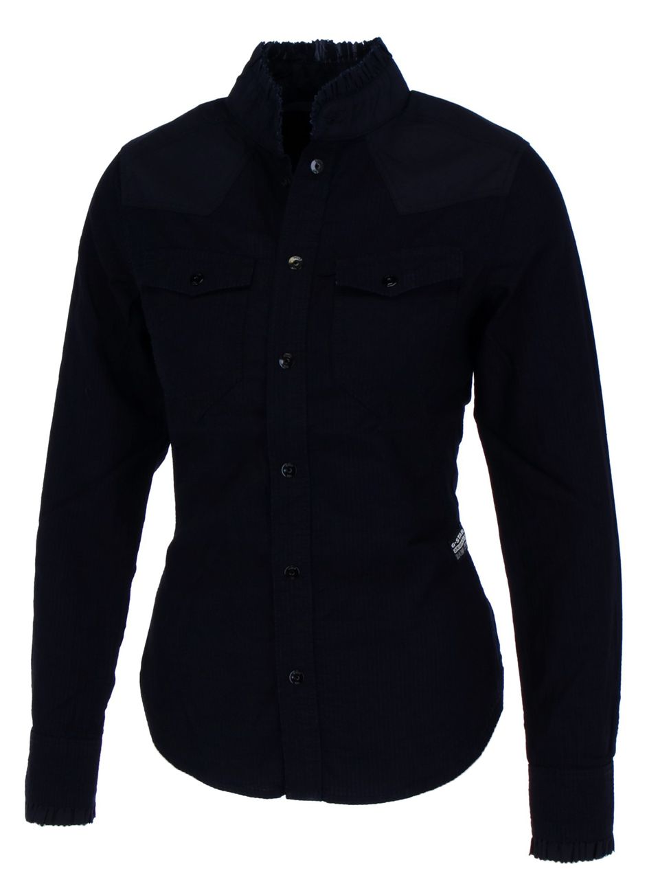 G-STAR RAW DENIM WESTERN KICK FRILL SLIM SHIRT Damen Hemd - G-Star Raw Denim - SAGATOO - 8719769809657